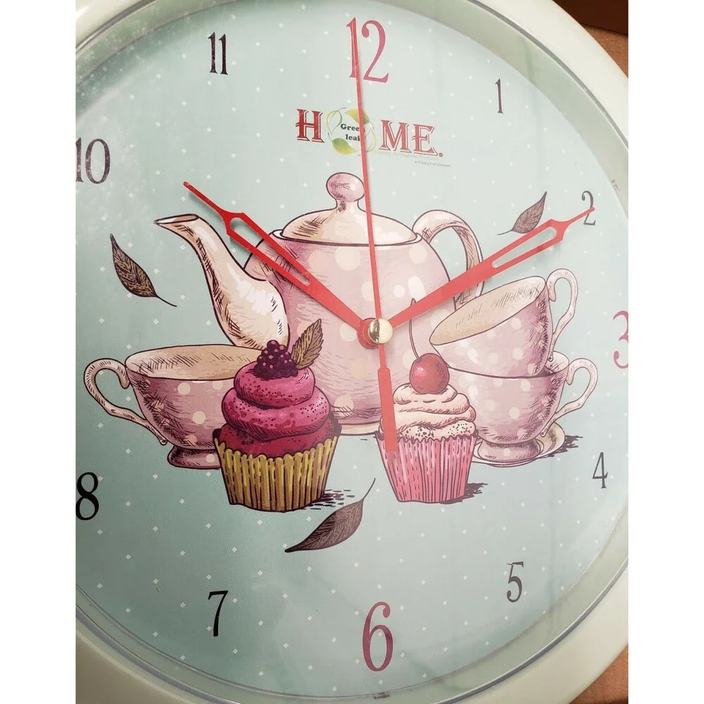 Plastic Round Deco Wall Clock (9.6